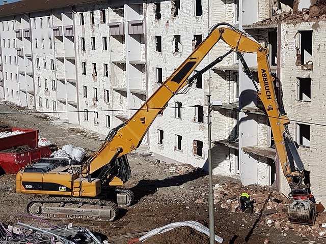 démolition de mur en béton