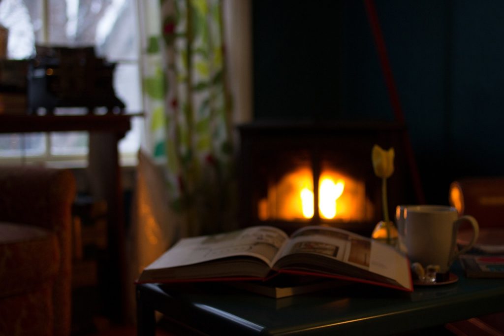 La cheminée dans une maison