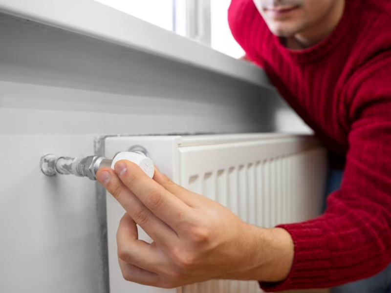 température chauffage au gaz